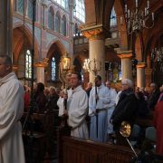 Song choir-men choir IHD in the Basilica in Schiedam